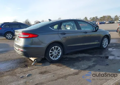 2019 Ford Fusion Hybrid Se из США, поврежденный, VIN 3FA6P0LU1KR140944